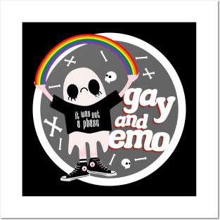 Gay and Emo Badge Posters and Art